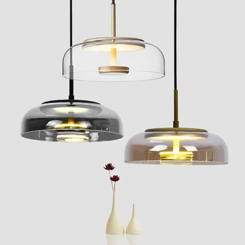 Dorete | Glass Dome Pendant Light