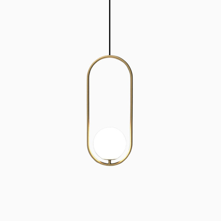 Scandinavian Glass Globe Dining Room Pendant Light - Modern Pendant Lighting - Ame