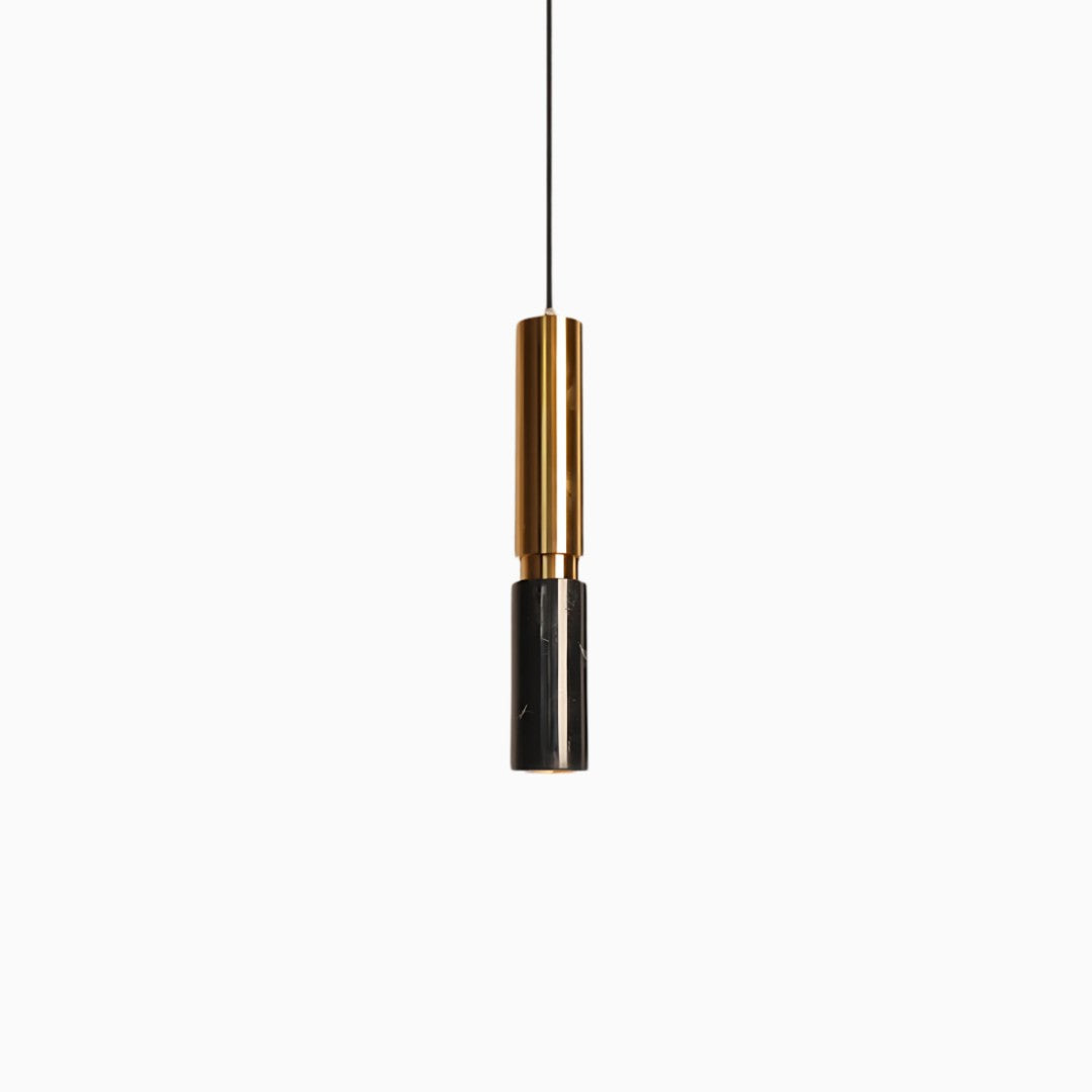 Birte | Contemporary Marble & Brass Pendant Light