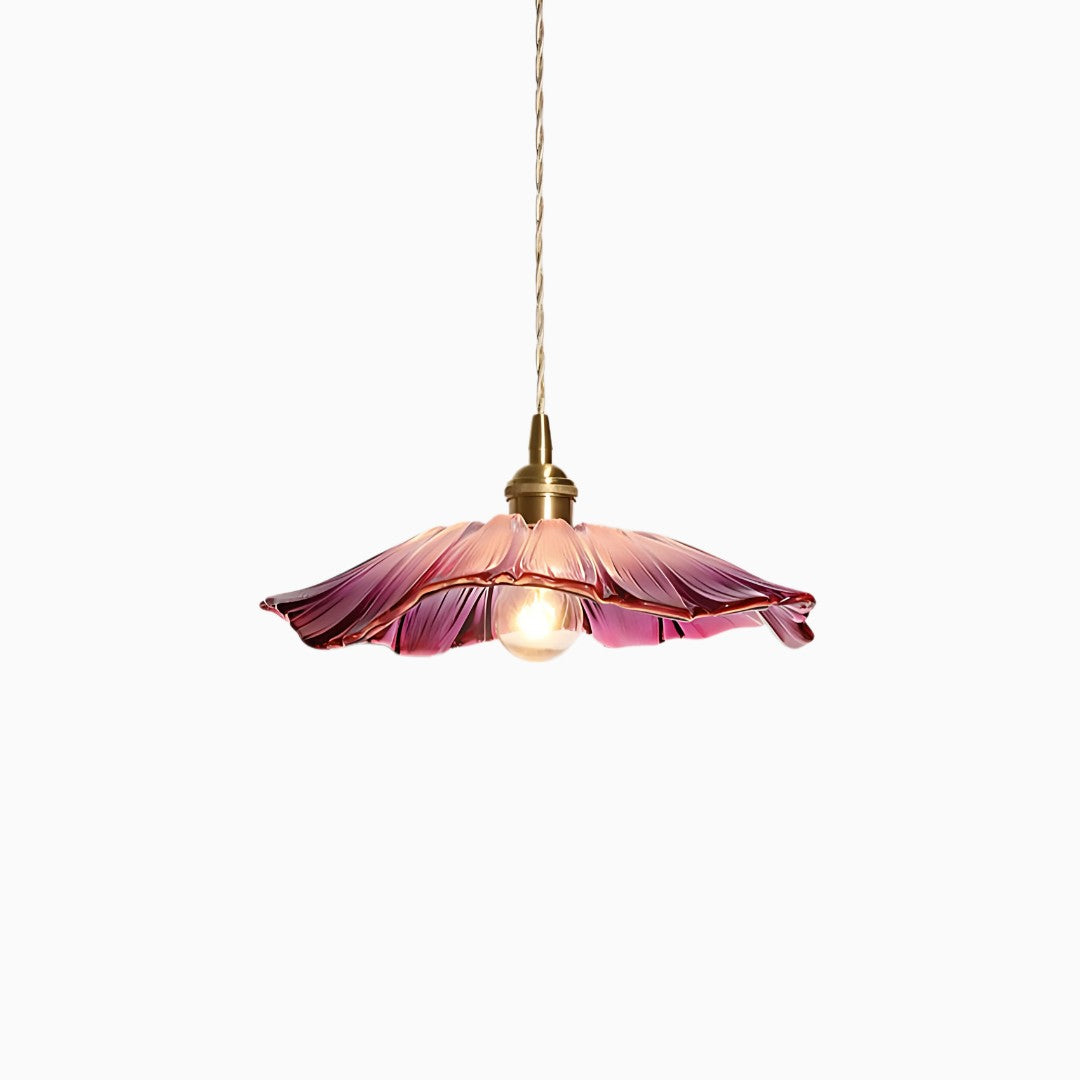 Edith | Vintage Flower Glass Pendant Light