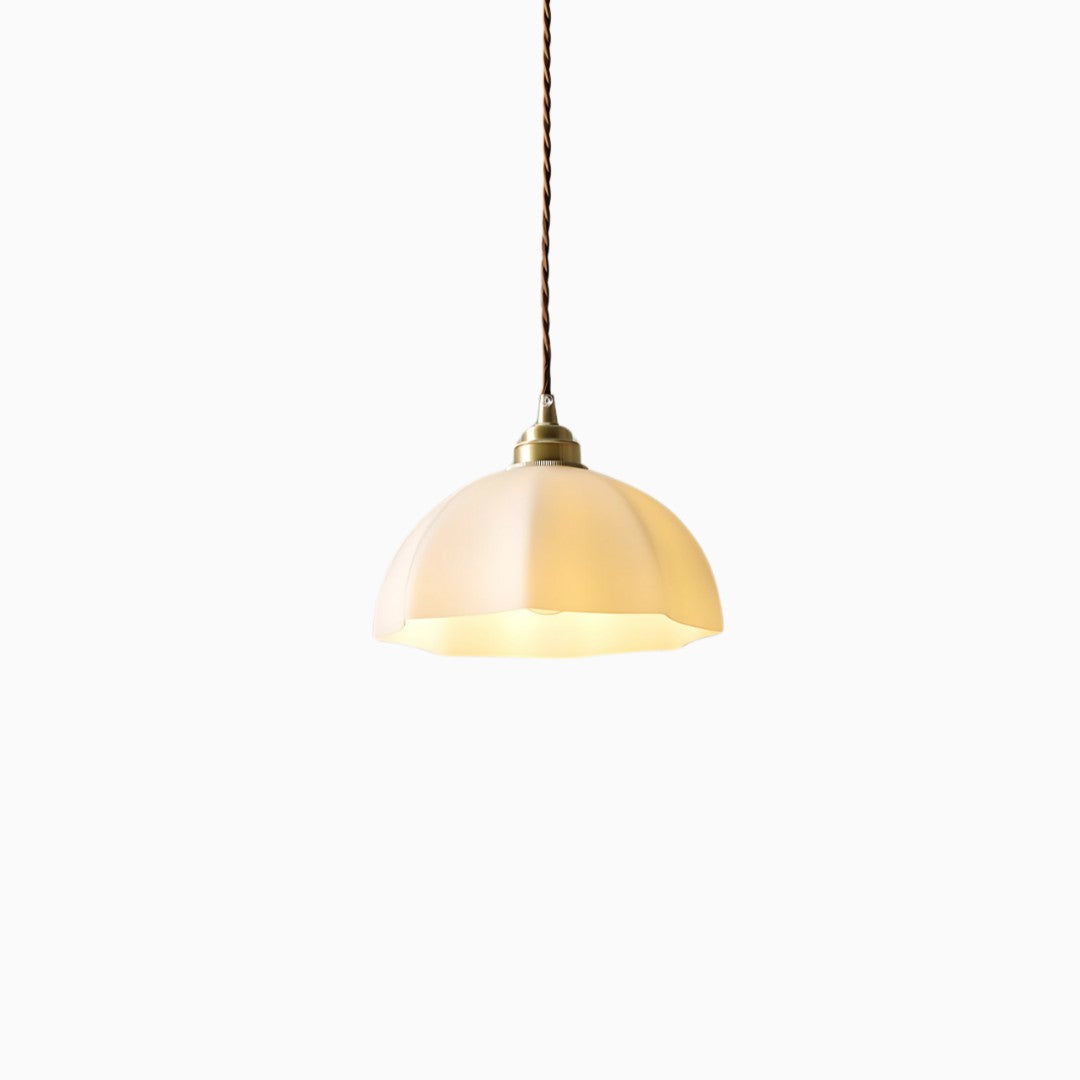 Ekene | Milk Glass Pendant Light