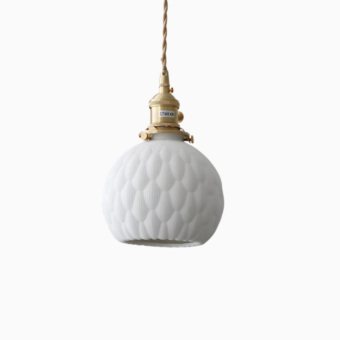 Elda | Ceramic Dome Pendant Lights