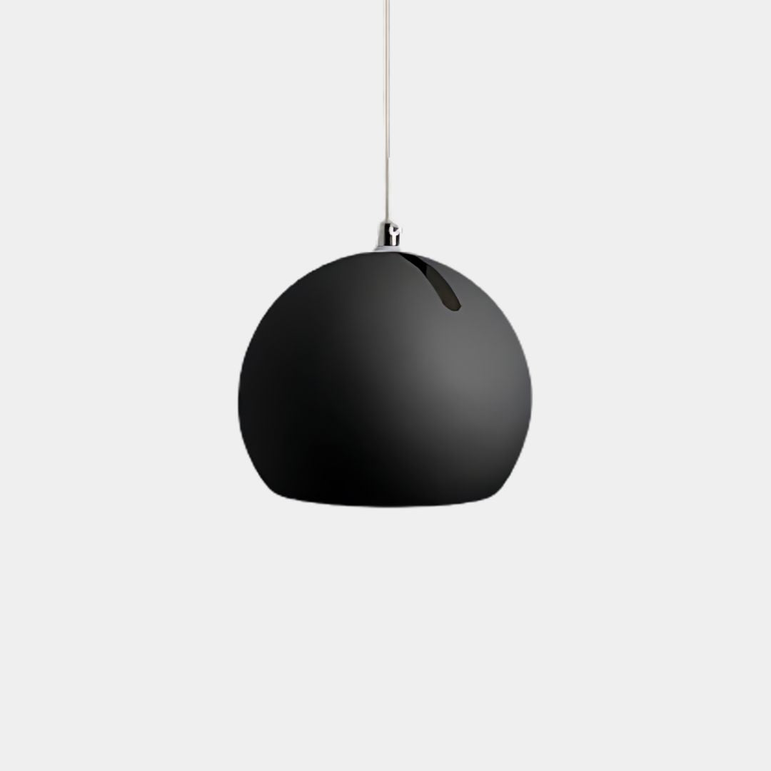 Equinox | Modern Adjustable Black Orb Pendant Light