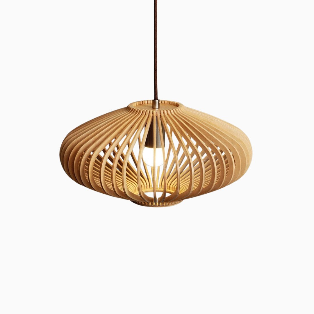 Noy | Contemporary Wooden Pendant Light