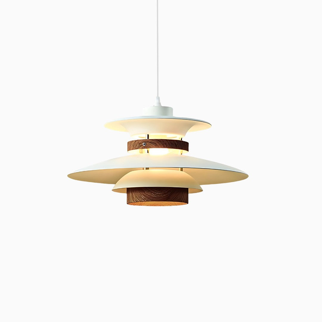 Ospak | Metal & Wood Pendant Light