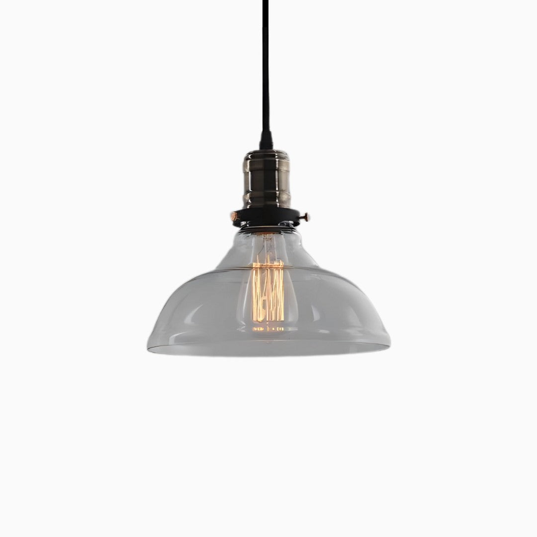 Runa | Vintage Glass Farmhouse Pendant Light