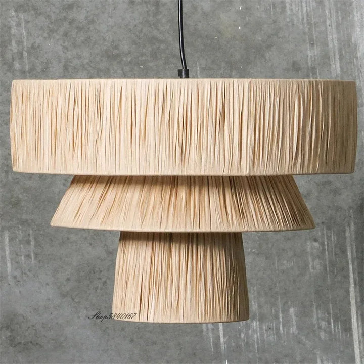 Dionyza | Woven Rattan Pendant Light