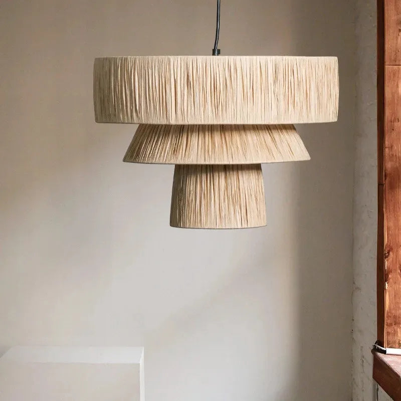 Dionyza | Woven Rattan Pendant Light