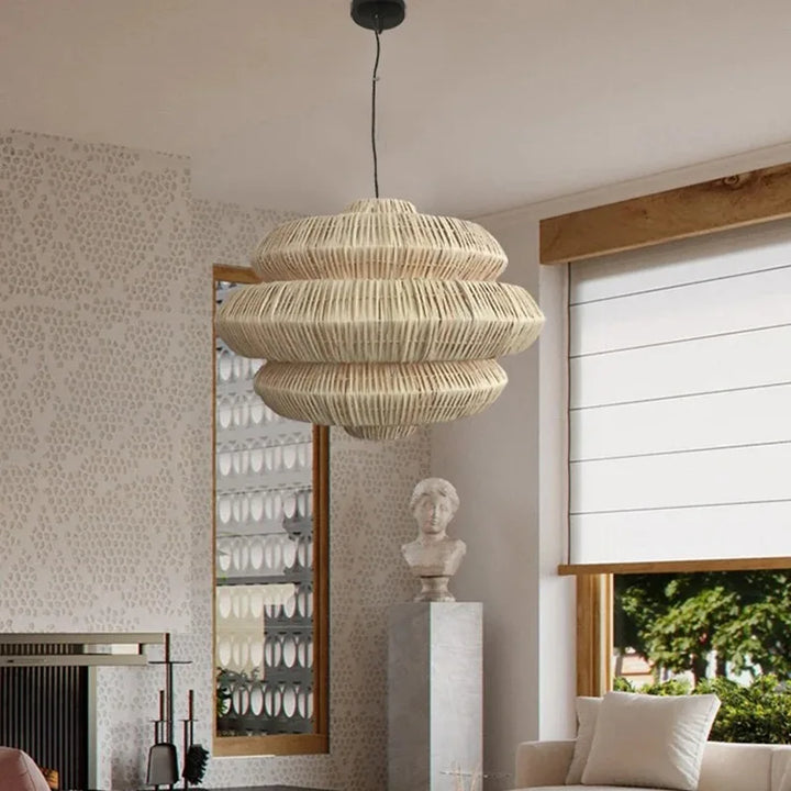 Ophelia | Hand Woven Rattan Pendant Light