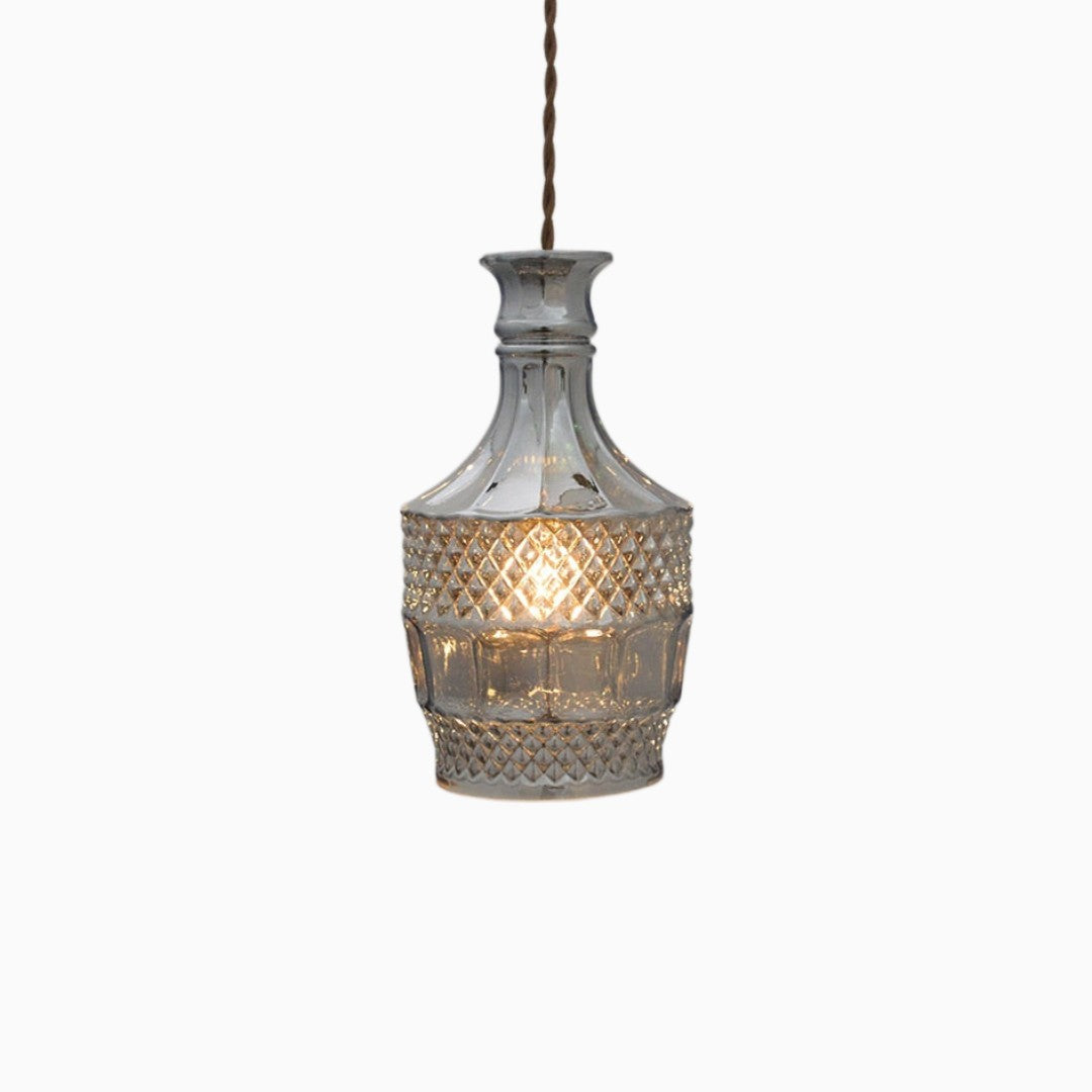 Vintage Cut Glass Pendant Lights- Sindri