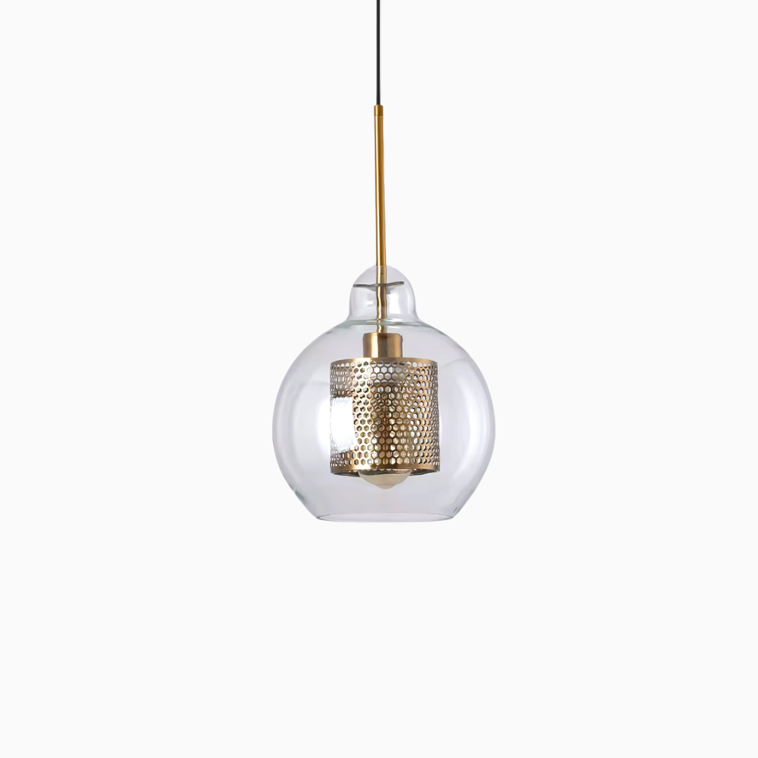 Uro | Modern Industrial Glass Pendant Light