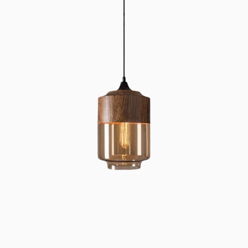 Modern Nordic Glass Hanging Pendant Light- Naja - Louve Lights