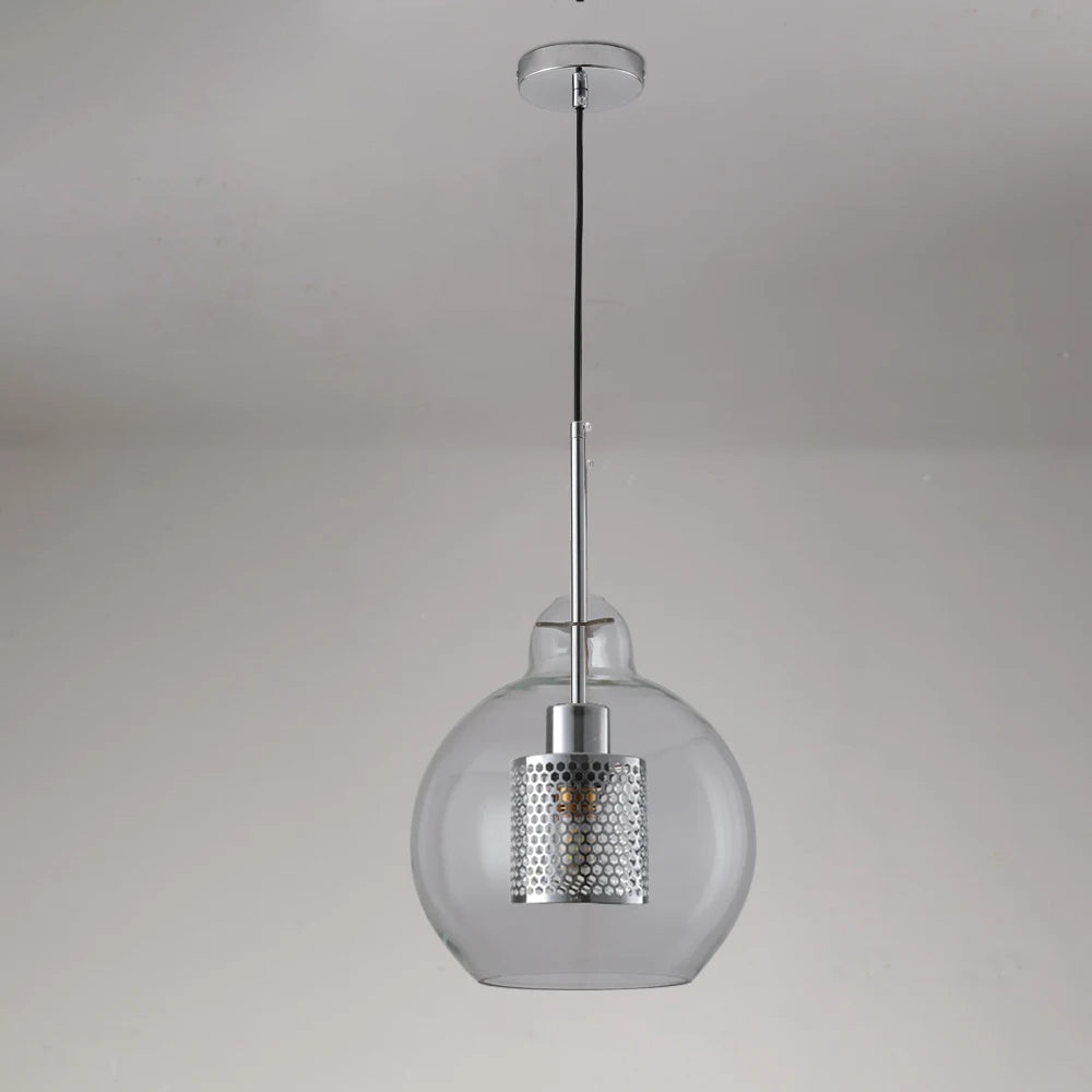 Uro | Modern Industrial Glass Pendant Light