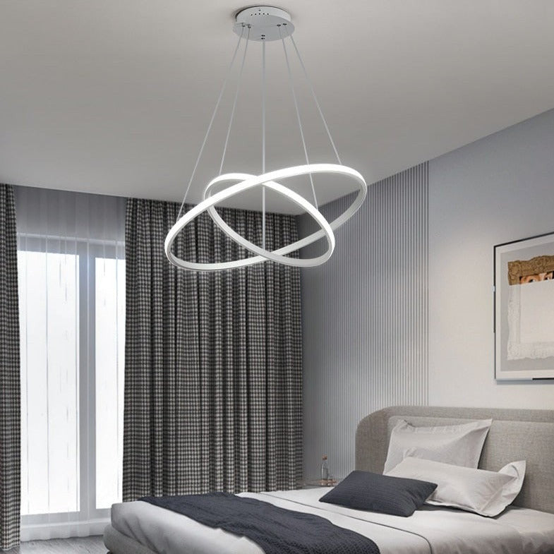 Modern LED Ring Chandelier - Dining Room Light Fixtures - Gitty