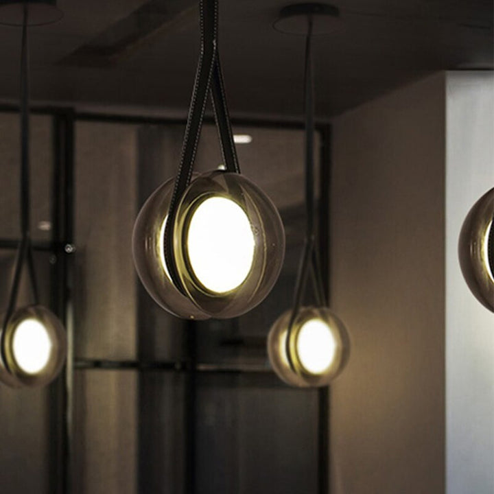 Contemporary Hanging Glass Globe Pendant Lights- Nitya