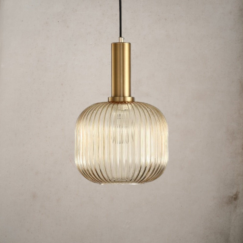 European Vintage Glass Pendant Light- Kitchen Island Light Fixture- Hild - Louve Lights