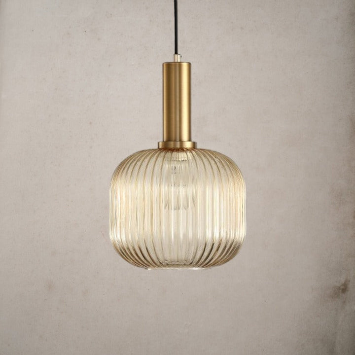 European Vintage Glass Pendant Light- Kitchen Island Light Fixture- Hild - Louve Lights