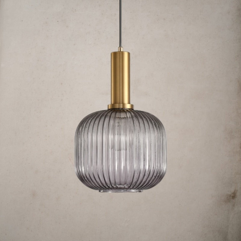 European Vintage Glass Pendant Light- Kitchen Island Light Fixture- Hild - Louve Lights