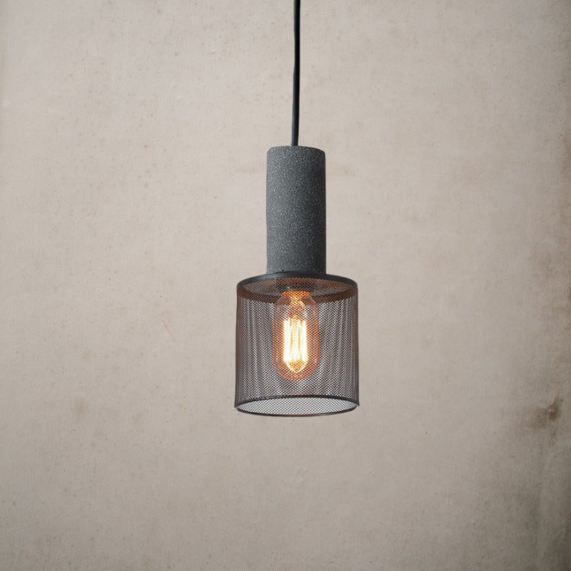 Modern Industrial Metal Hanging Pendant Light - Vera - Louve Lights