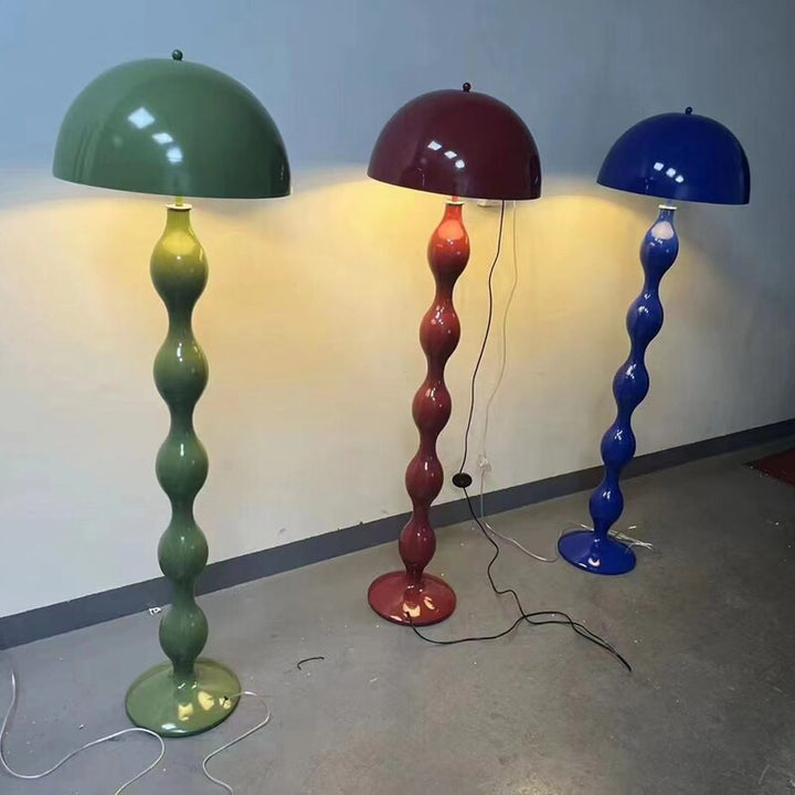 Colored Metal Floor Lamp- Column Style Standing Lamp- Fevronia