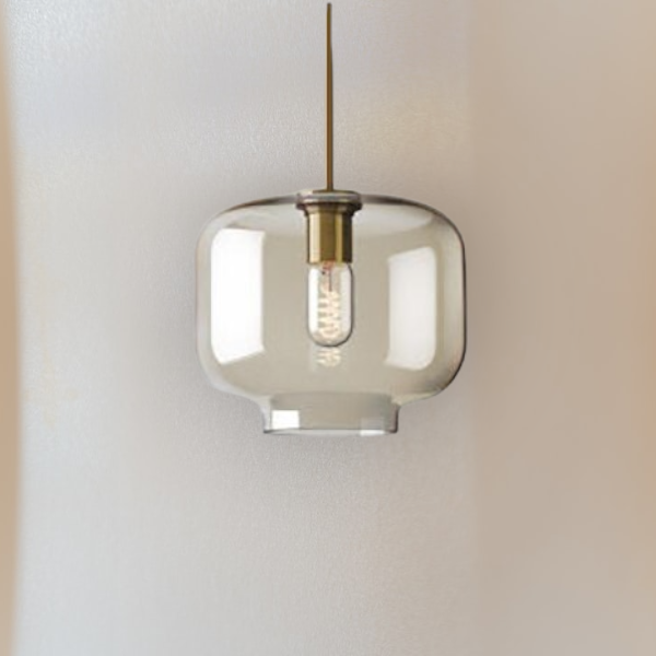 Modern Champagne Glass Hanging Pendant Light - Beate - Louve Lights