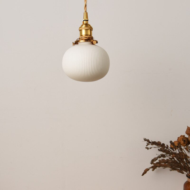 Modern Ceramic Hanging Pendant Light - Caja - Louve Lights