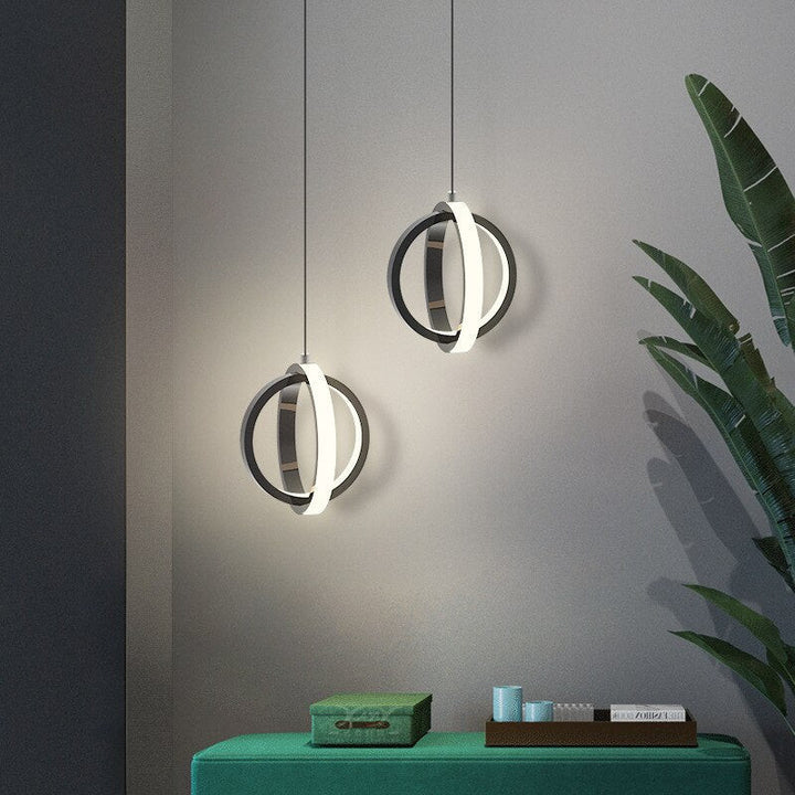 Round Orbit LED Pendant Light- Modern LED Hanging Light- Vigga