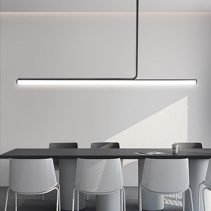 Minimalist Linear LED Pendant Light - Grete - Louve Lights