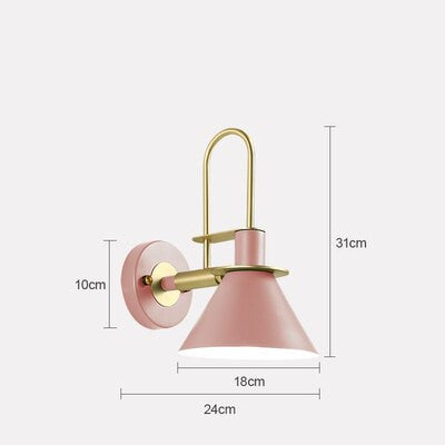 Modern Bedside Wall Lamp- Traditional Wall Sconce- Gina