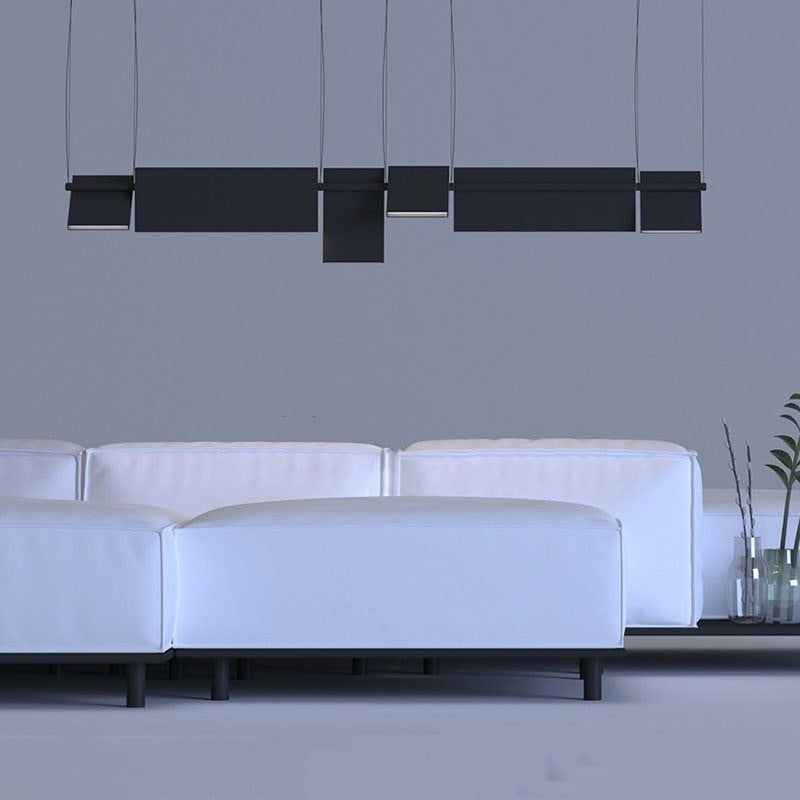 Modular LED Pendant Light- Modern Axis LED Hanging Light- Vlassis