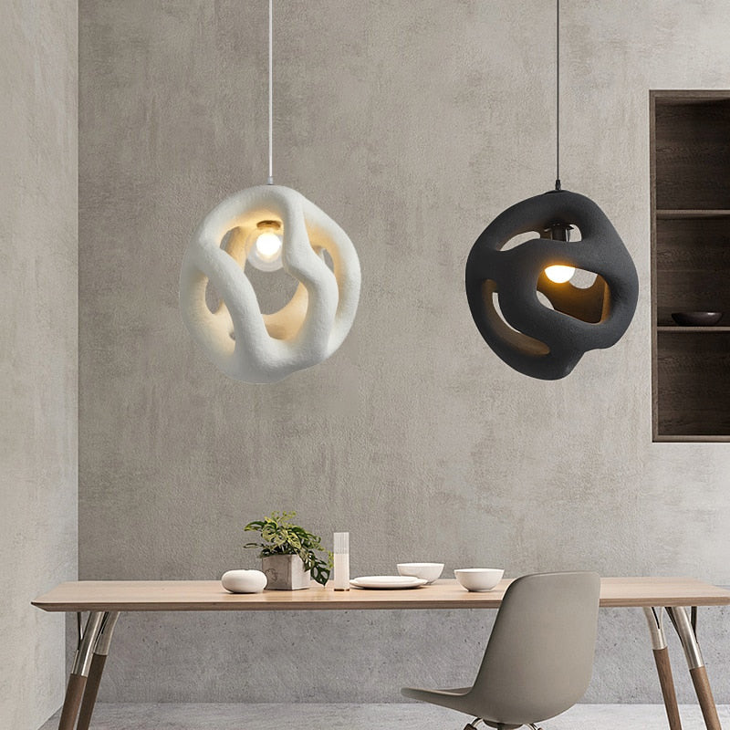 Modern Contemporary Wabi Sabi Pendant Light- Dining Pendant Light- Allyn - Louve Lights