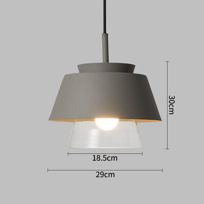 Modern Contemporary Scandinavian Pendant Light- Hozan - Louve Lights