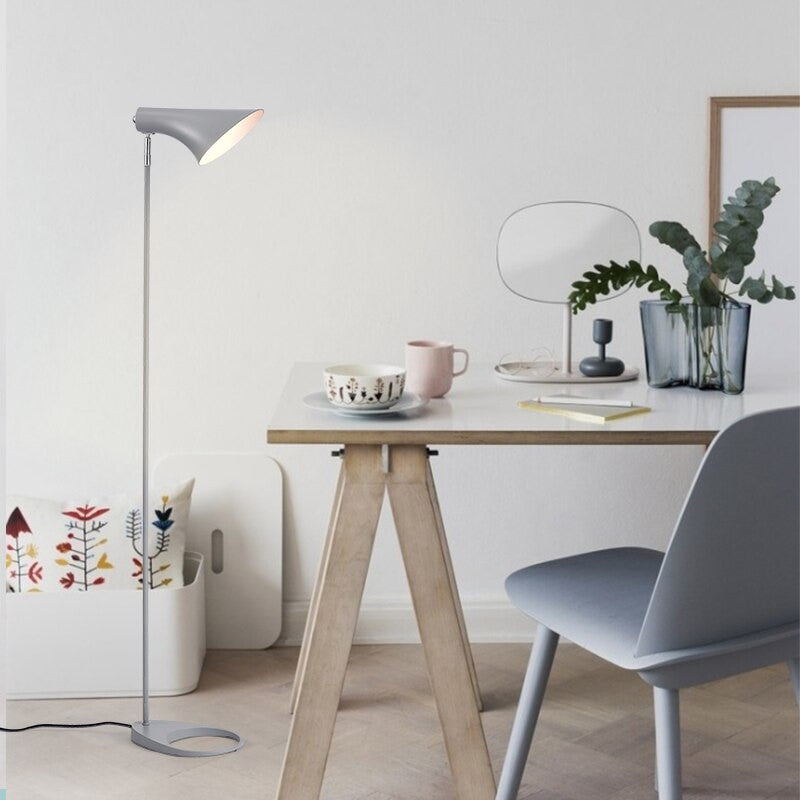 Adjustable Metal Standing Lamp- Modern Industrial Floor Lamp- Pierina