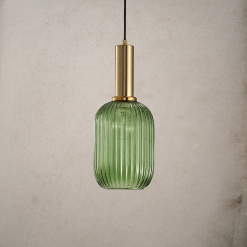 European Vintage Glass Pendant Light- Kitchen Island Light Fixture- Hild - Louve Lights