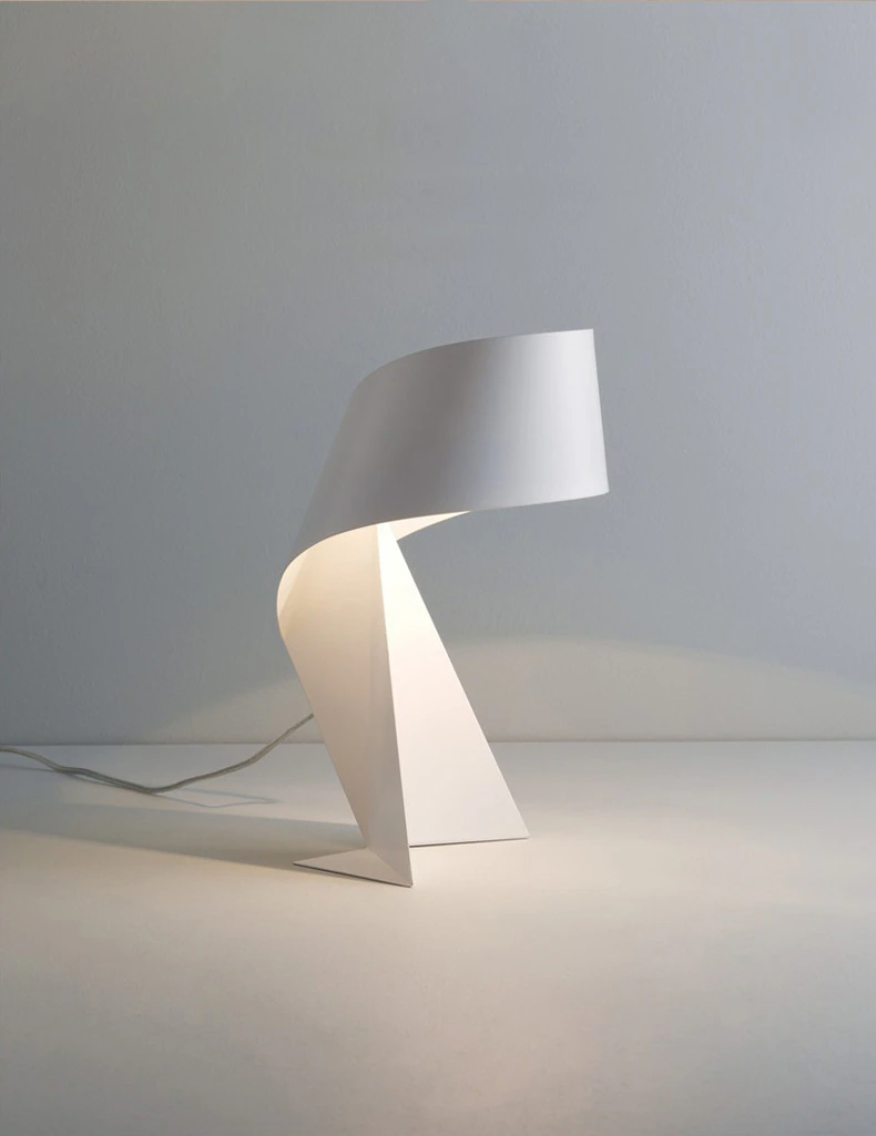 Ribbon Table Lamp- Modern Minimalist Desk Lamp- Evi