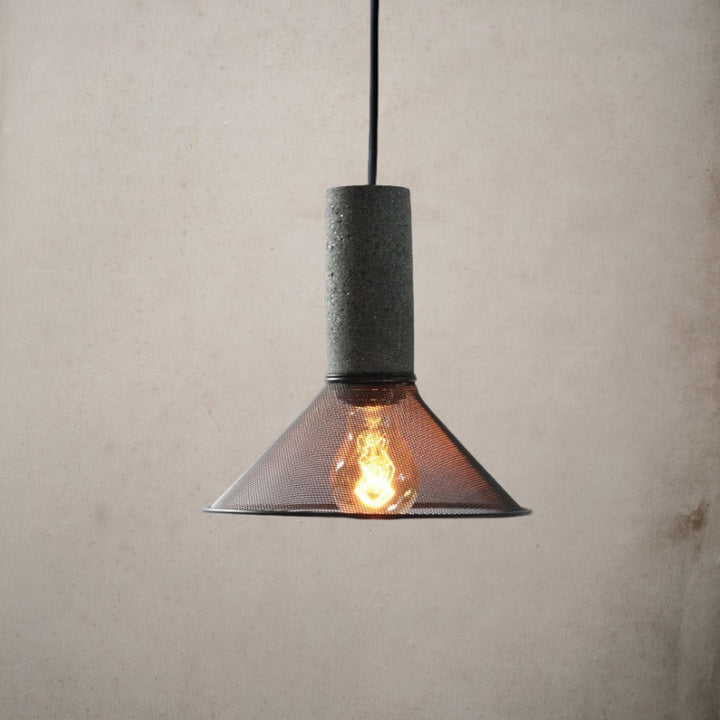 Modern Industrial Metal Hanging Pendant Light - Vera - Louve Lights