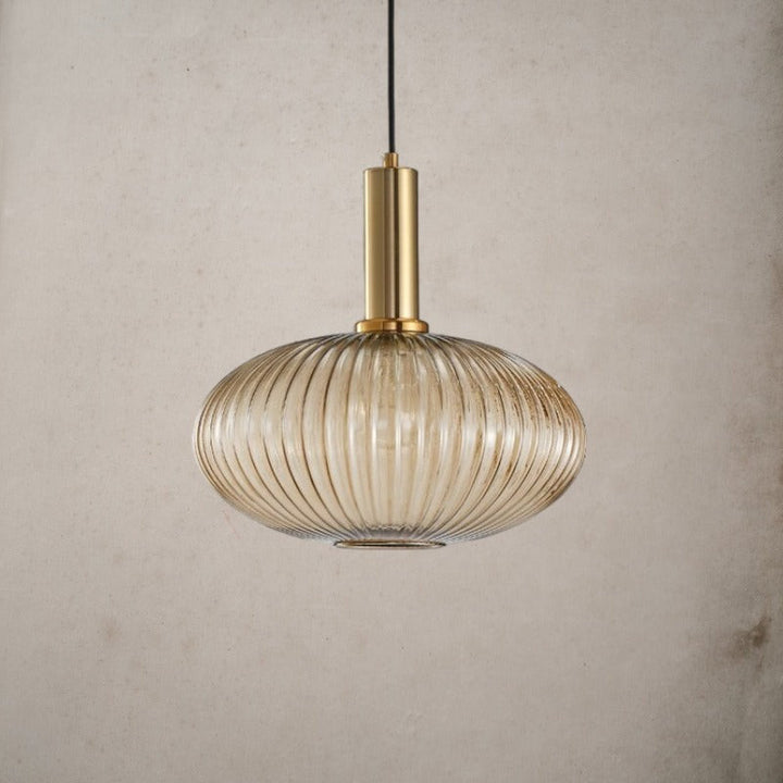 European Vintage Glass Pendant Light- Kitchen Island Light Fixture- Hild - Louve Lights