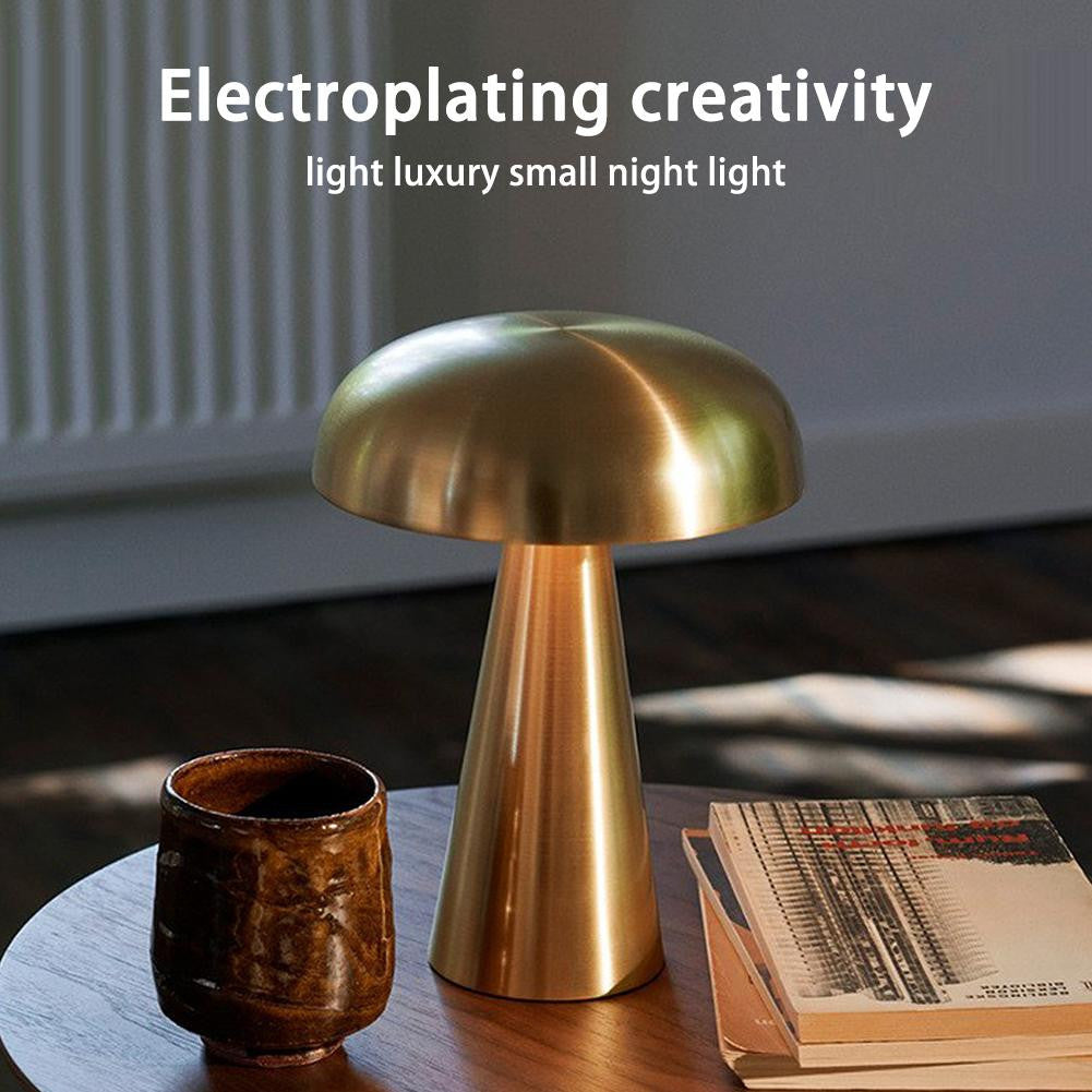 Mushroom Table Lamp- Rechargeable LED Table Lamp- Rakel