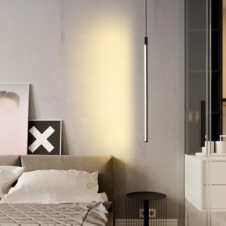 Minimalist Hanging Bar Pendant Light- Grier - Louve Lights