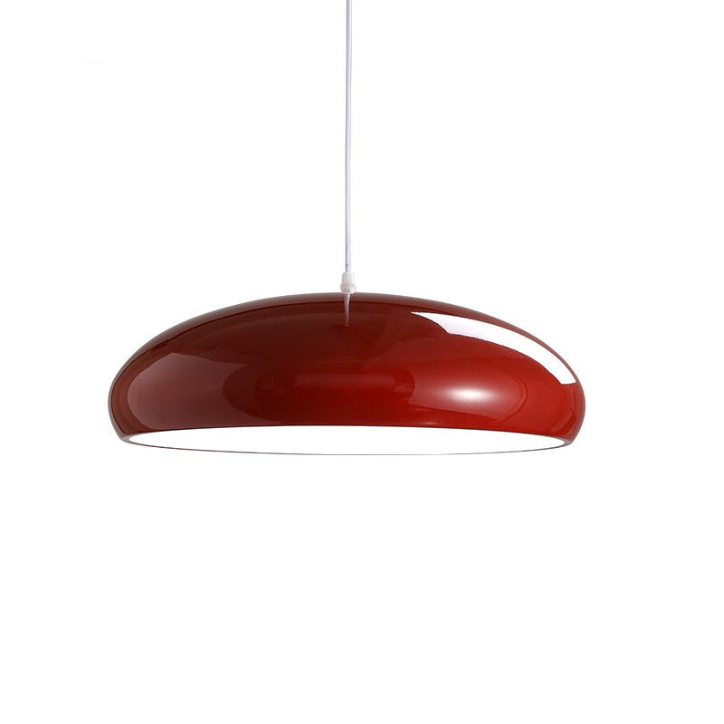 Mid Century Oval Hanging Pendant Light- Slava - Louve Lights