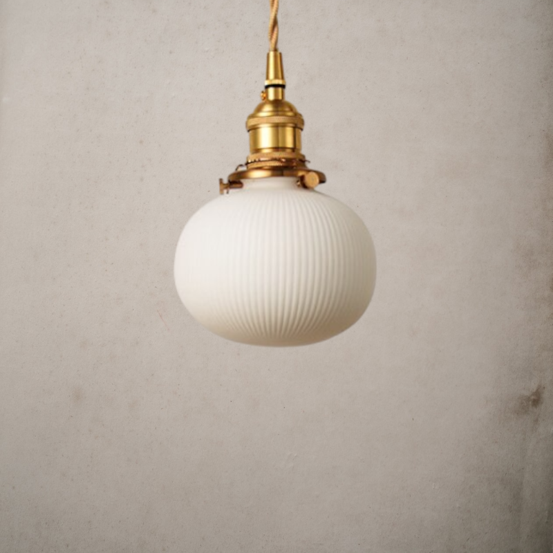 Modern Ceramic Hanging Pendant Light - Caja - Louve Lights