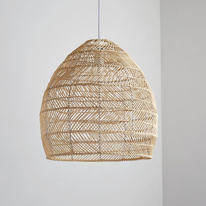 Handmade Rattan Basket Pendant Light- Nakato - Louve Lights