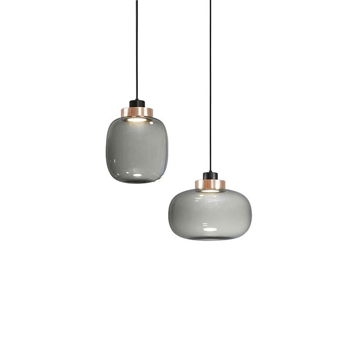 Modern Glass Pendant Light- Modern Hanging Pendant Light- Costas - Louve Lights