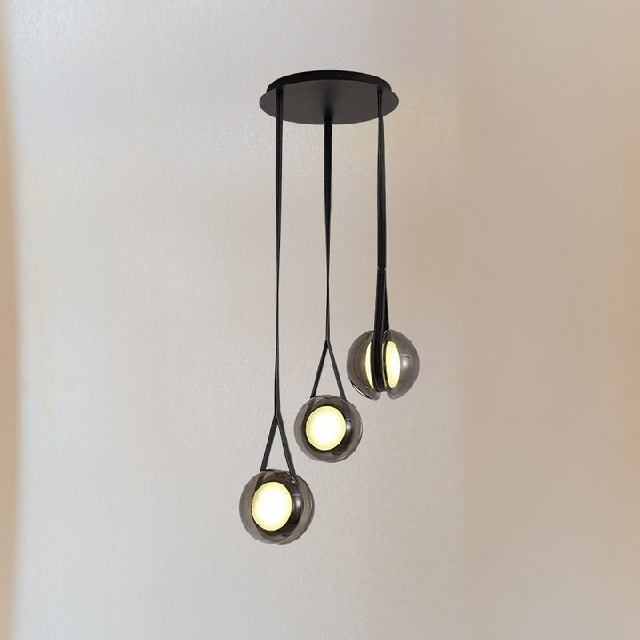 Contemporary Hanging Glass Globe Pendant Lights- Nitya