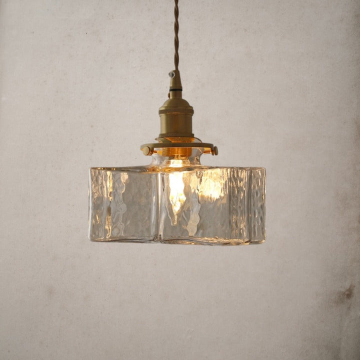 Vintage Glass Pendant Light - Modern Farmhouse Pendant Lighting - Scout
