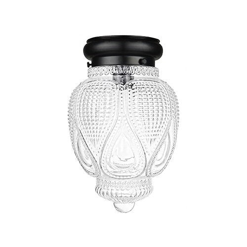 Farmhouse Glass Pendant Light- Margit - Louve Lights