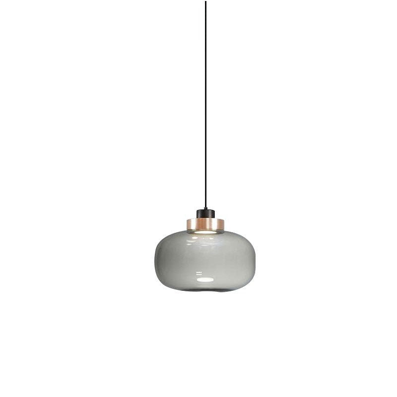 Modern Glass Pendant Light- Modern Hanging Pendant Light- Costas - Louve Lights