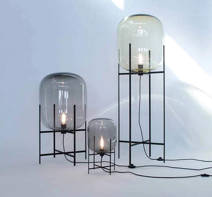 Glass bubble table & floor lamp- Contemporary Lamps- Aida