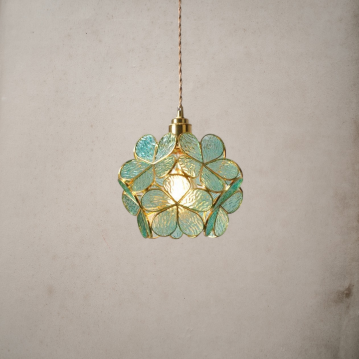 Glass Pendant Light- Flower Pendant Light- Amor - Louve Lights