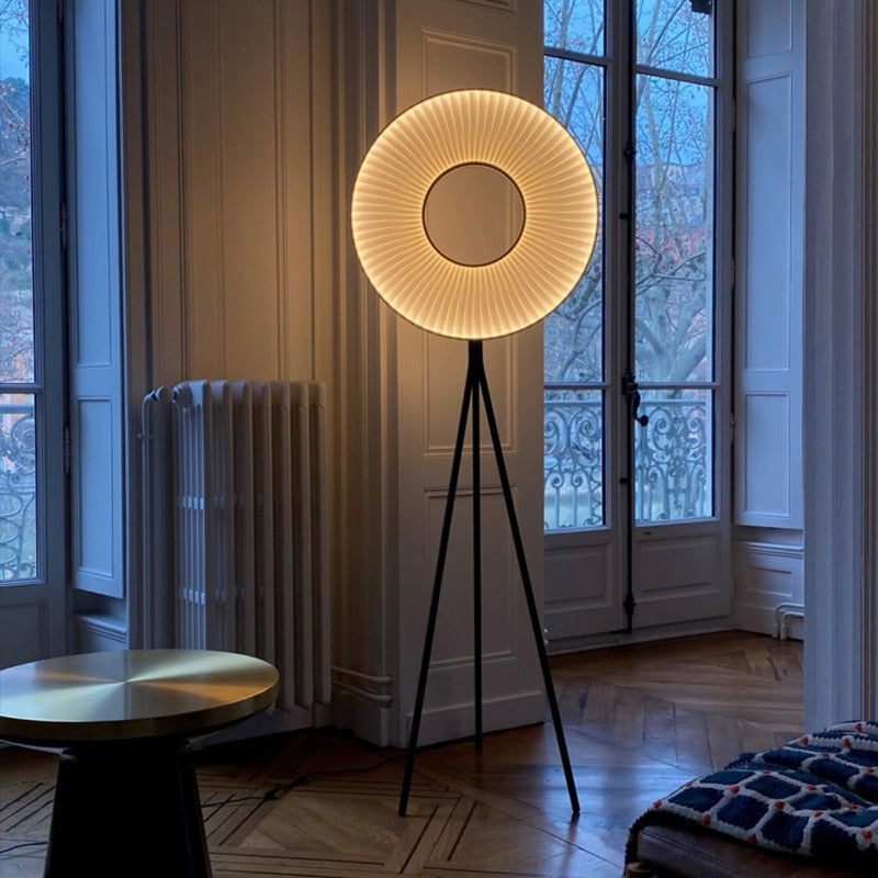 Ring Art LED Standing Lamp- Modern Minimalist LED Floor Lamp- Takis